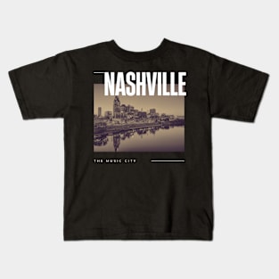 Nashville city Kids T-Shirt